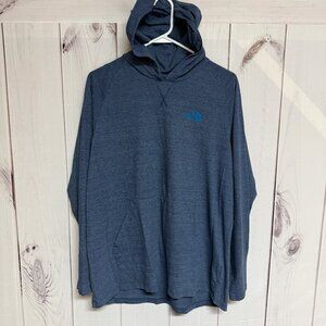The North Face Men’s Hooded Heavyweight Tee XL Heather Blue EUC
